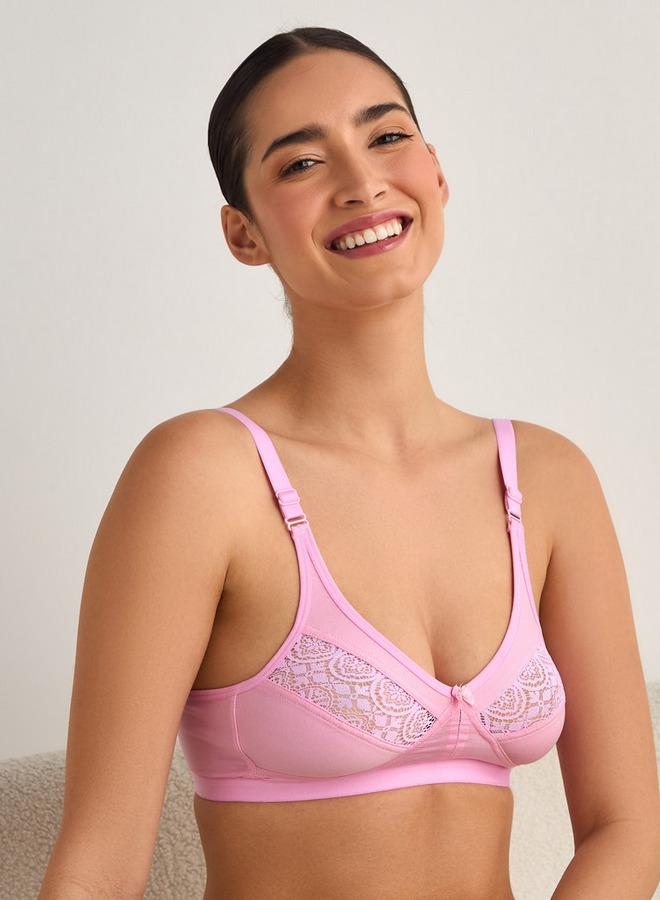 Splash FAV Balconette Bra with Lace Detail - Image 1