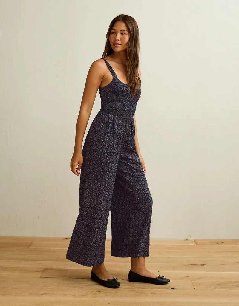 American Eagle  AE Smocked Bella Jumpsuit for Women | Best Price UAE