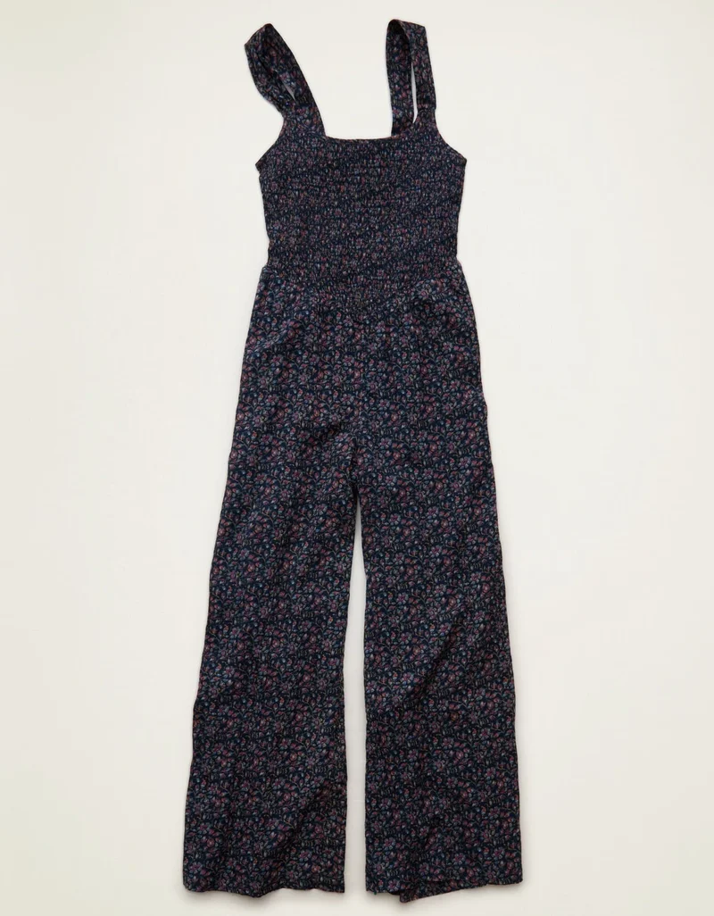 American Eagle  AE Smocked Bella Jumpsuit for Women | Best Price UAE