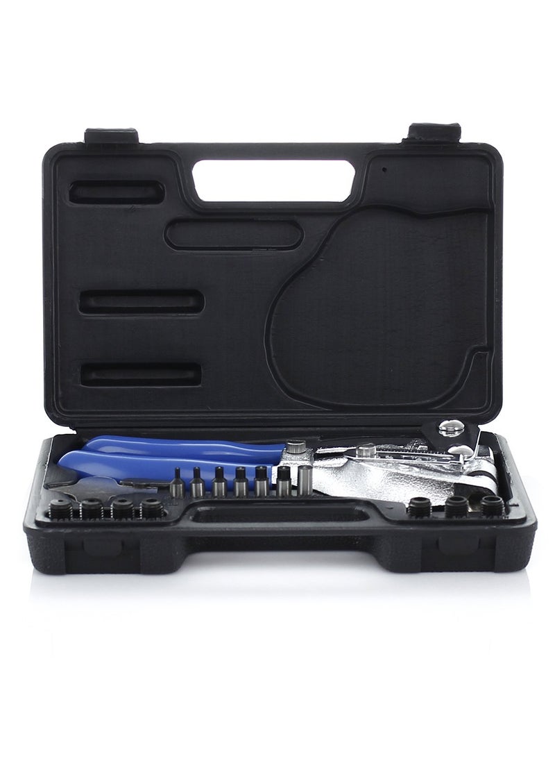 Capri Tools Capri Tools CP21050 21050 Metal Hole Punch Set With Puncher 16 Piece, Black  - Image 2