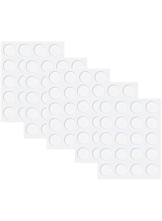 HOOKOR Adhesive Dots Clear Glue Point Tape Stickers Balloon Glue Round No Traces Strong Adhesive Sticker Waterproof Dot Sticker for Craft Art Office Supply, 100pcs (63-03) - Image 1