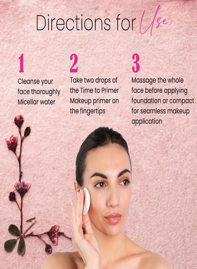 كالرسينس برايمر كولوريسنس تايم تو برايم ميك أب سيلك | برايمر مرطب للمكياج | برايمر لامع، خفيف الوزن، غير دهني | لمسة نهائية مطفية، يخفي المسام | غني بفيتامين هـ ومستخلصات زيت جنين القمح - Image 5