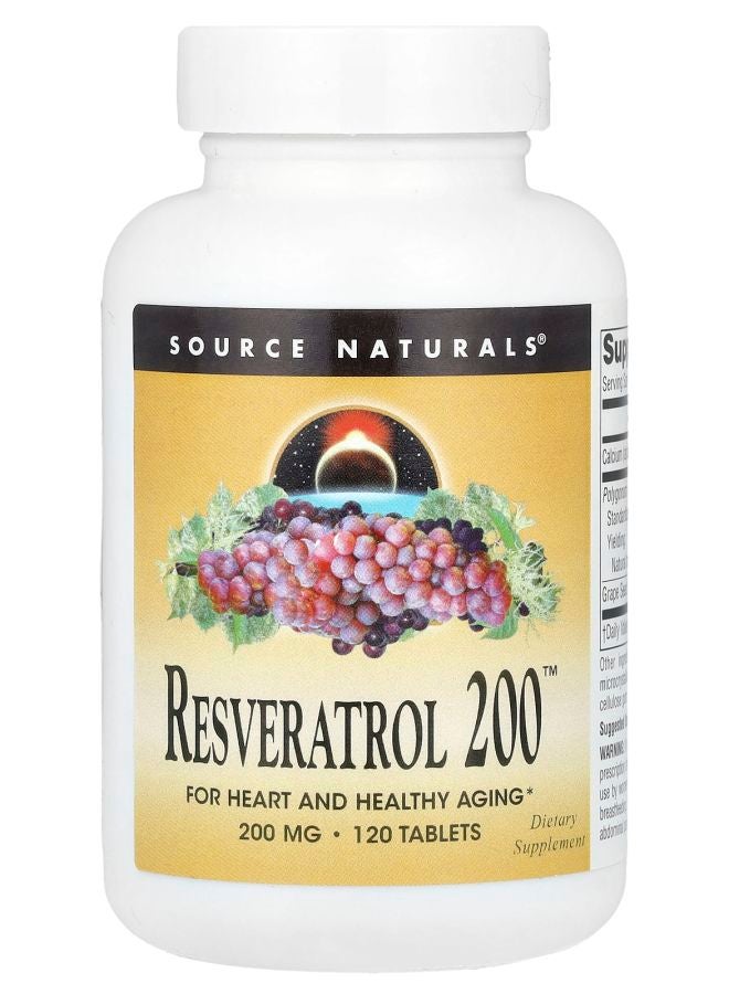 Resveratrol 200™ 200 mg  120 Tablets