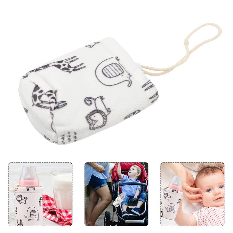 comfrt Baby Bottle Sleeves Warm Baby Bottle Cover Glass Bottles Insulator Sleeve Feeder Bottle Keep Warm Holder 240ml - Image 5