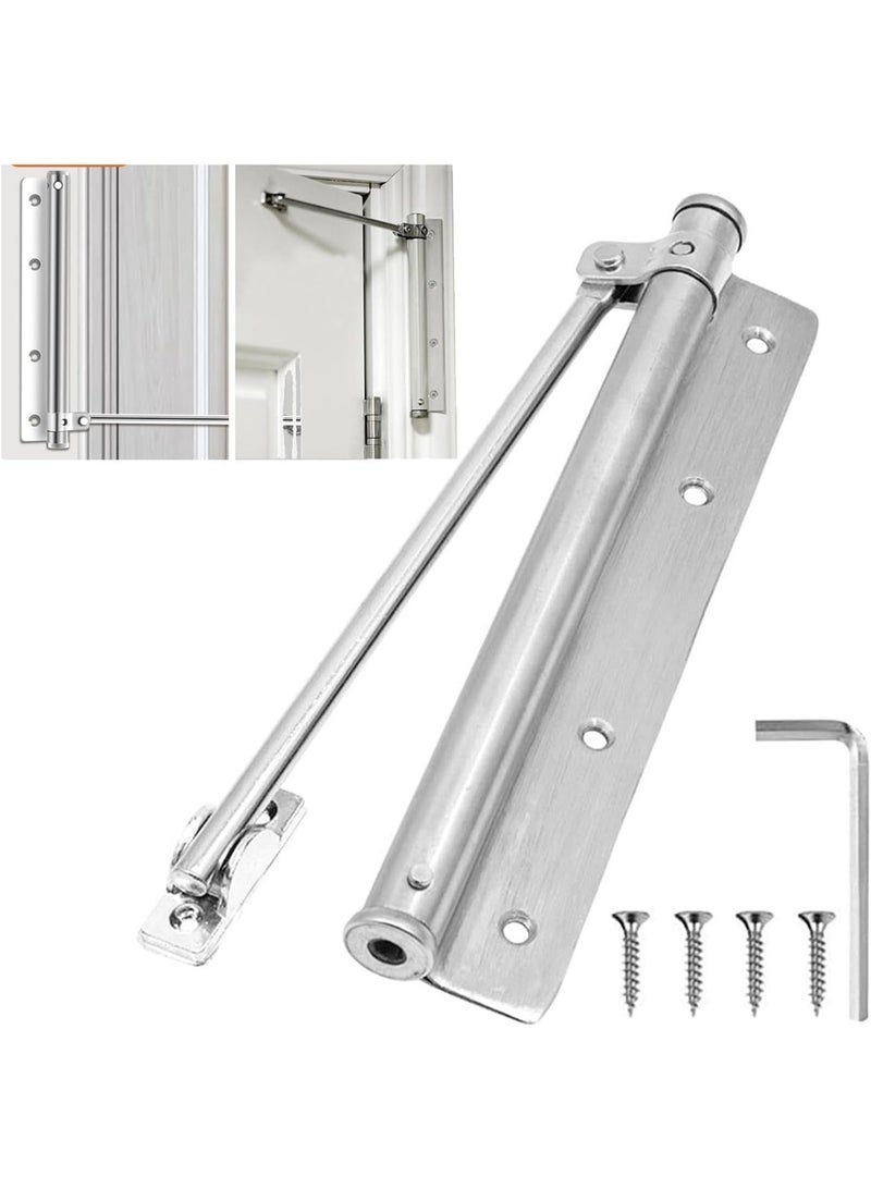 غالق باب أوتوماتيكي معدني، مثبت هيدروليكي للأبواب الداخلية ، مع براغي التثبيت - Image 1