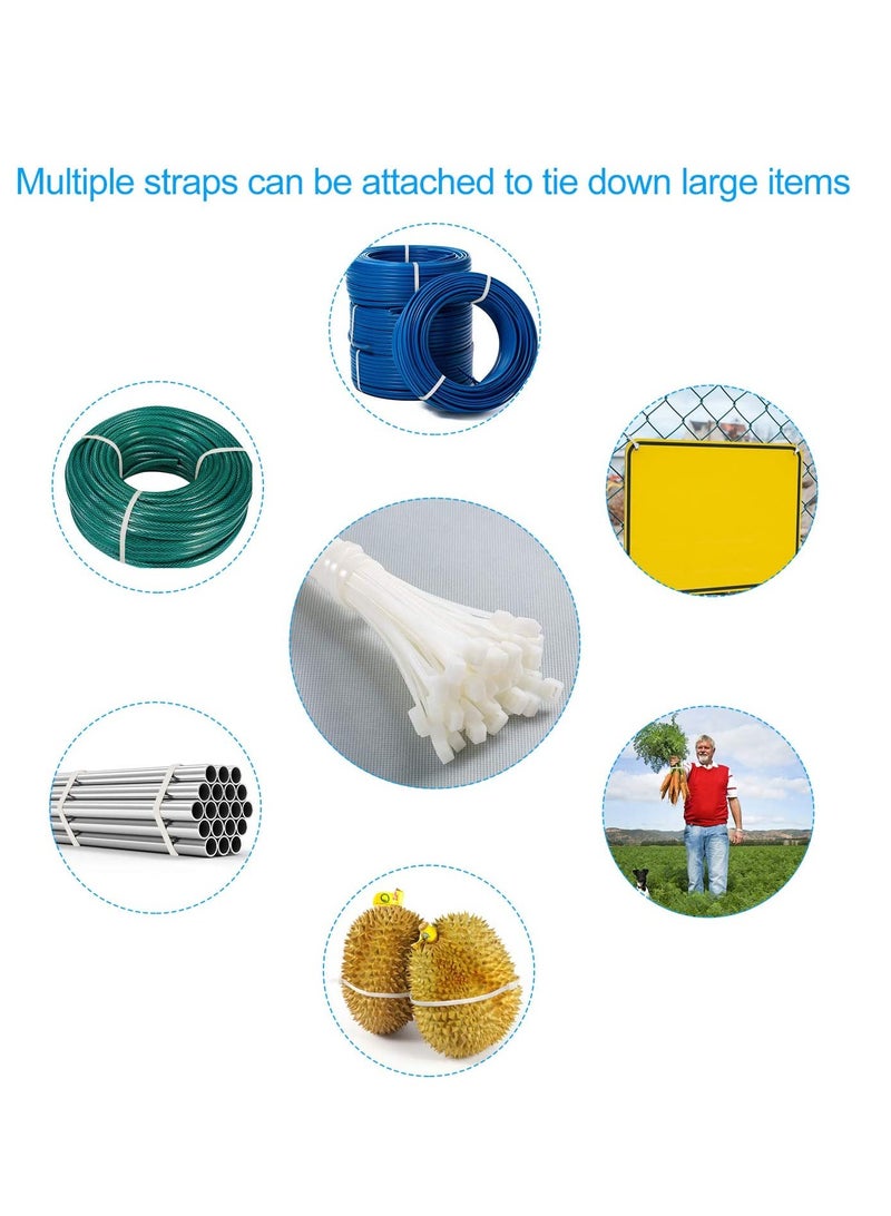 Heavy Duty 18 Inch (100 Pieces) Heavy Duty Zip Cable Ties Set, Large Strong Cable Ties - Heavy Duty Industrial Wire Ties for Fastening Fences, Awnings, Tying Branches, Crop Bunching and Fixed Water Pi - Image 2