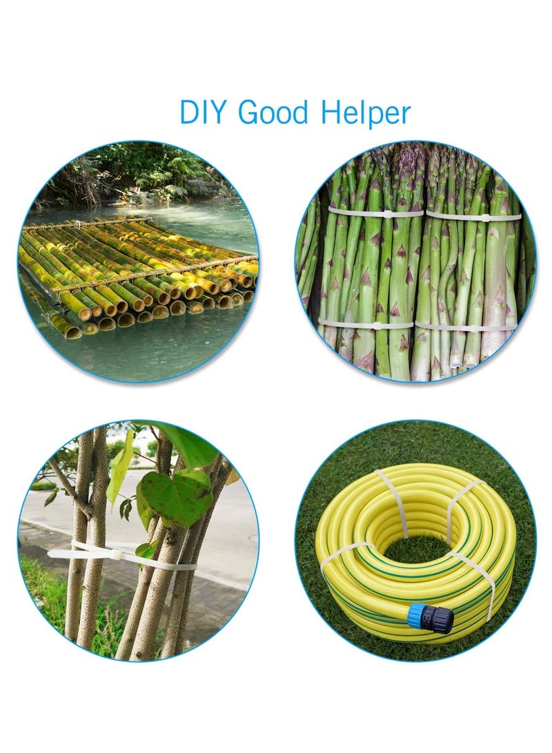 Heavy Duty 18 Inch (100 Pieces) Heavy Duty Zip Cable Ties Set, Large Strong Cable Ties - Heavy Duty Industrial Wire Ties for Fastening Fences, Awnings, Tying Branches, Crop Bunching and Fixed Water Pi - Image 5