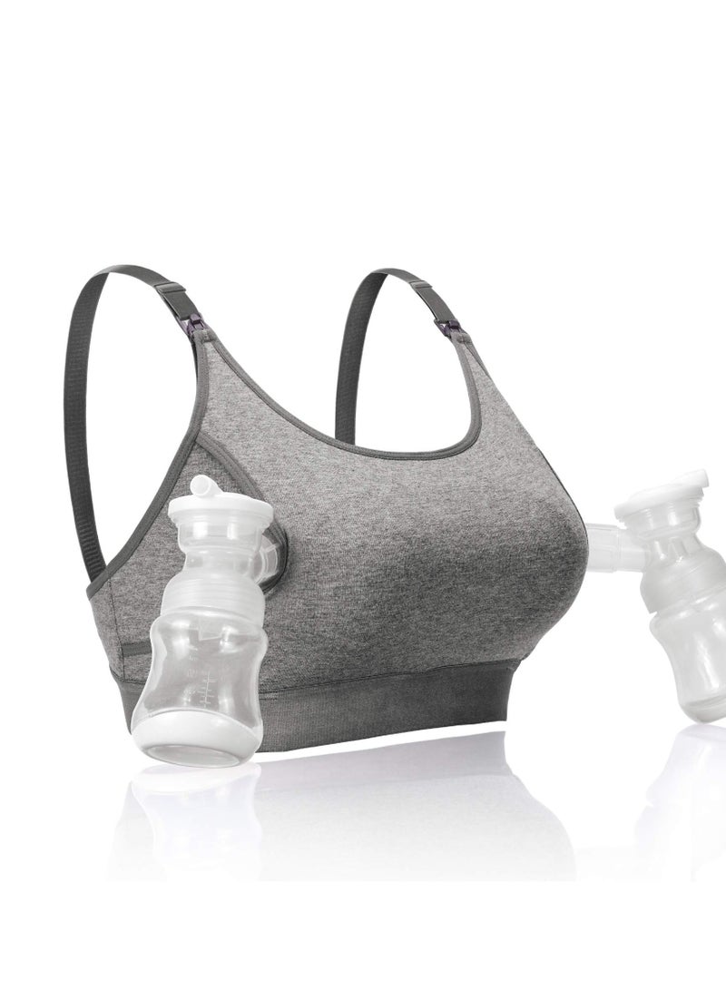 Momcozy حمالة صدر للضخ بدون استخدام اليدين، وحمالة صدر للرضاعة قابلة للتعديل - Image 2