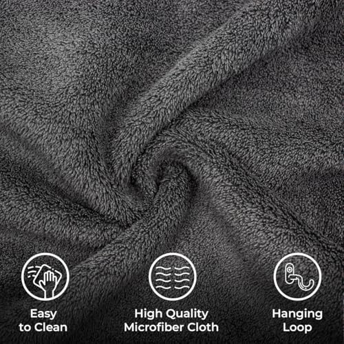 DETAILZ Microfiber Car Cleaning Cloth - Super Soft 800GSM (40x40 CM) Microfiber Cloth for Car and Bike - Suede Edging for Scratch Less Drying and Detailing (Pack of 2) - Image 4