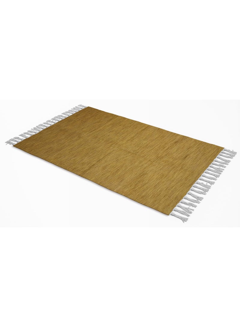 handmade wool rug -1.45*65cm-camel - Image 2
