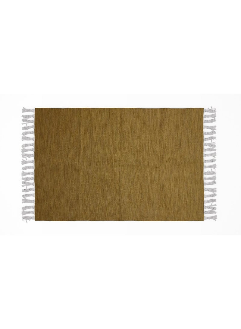 handmade wool rug -1.45*65cm-camel - Image 3