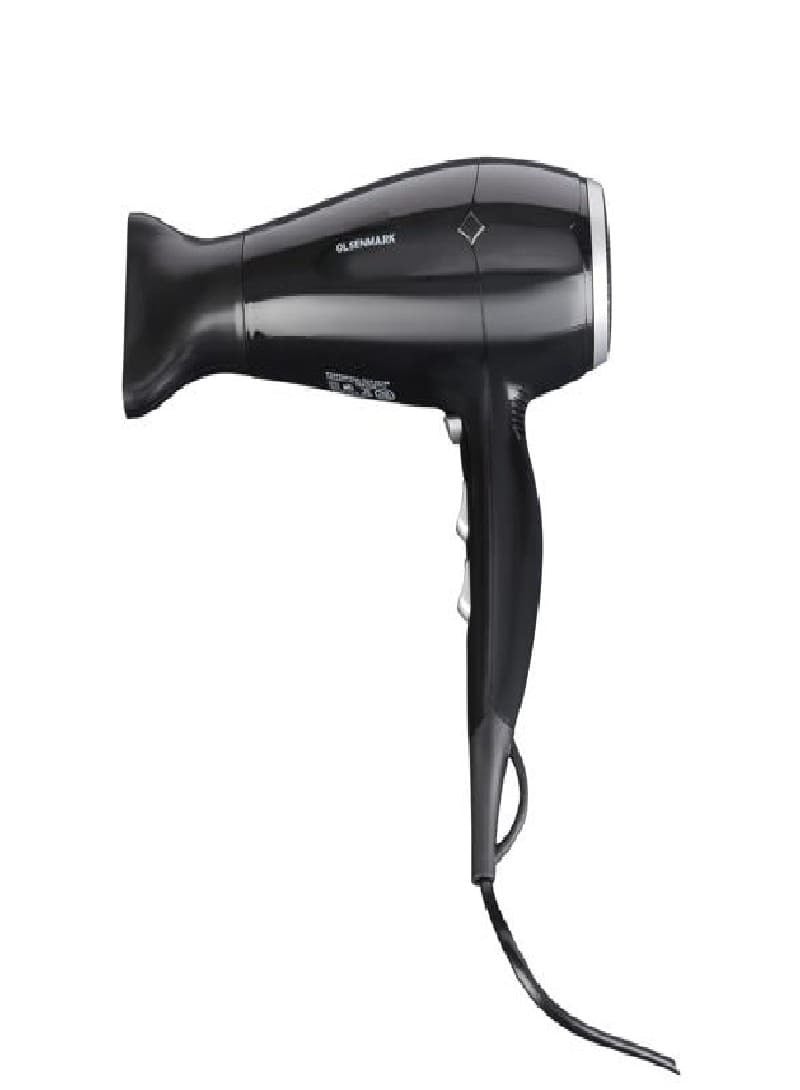 عام مجفف شعر ومكواة شعر، 2 إعدادات للسرعة، OMHC4095 | مجموعة السفر 2 في 1 من المجفف ومكواة فرد الشعر | ستايلر احترافي | ألواح طلاء السيراميك - Image 2