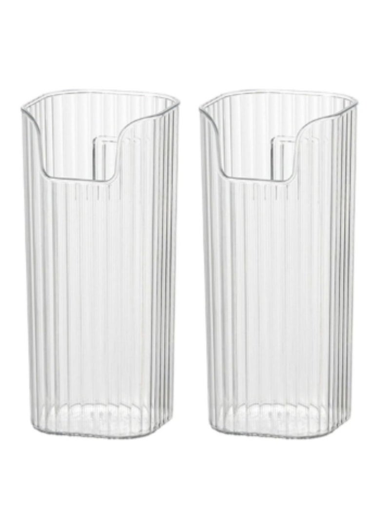 حامل مظلة مثبت على الحائط 2 قطع، رف تخزين مظلات، حامل عكاز، رف تجفيف مظلات، سلة مظلات لمكان الدخول، مناسب للاستخدام في المنزل أو المكتب - Image 1