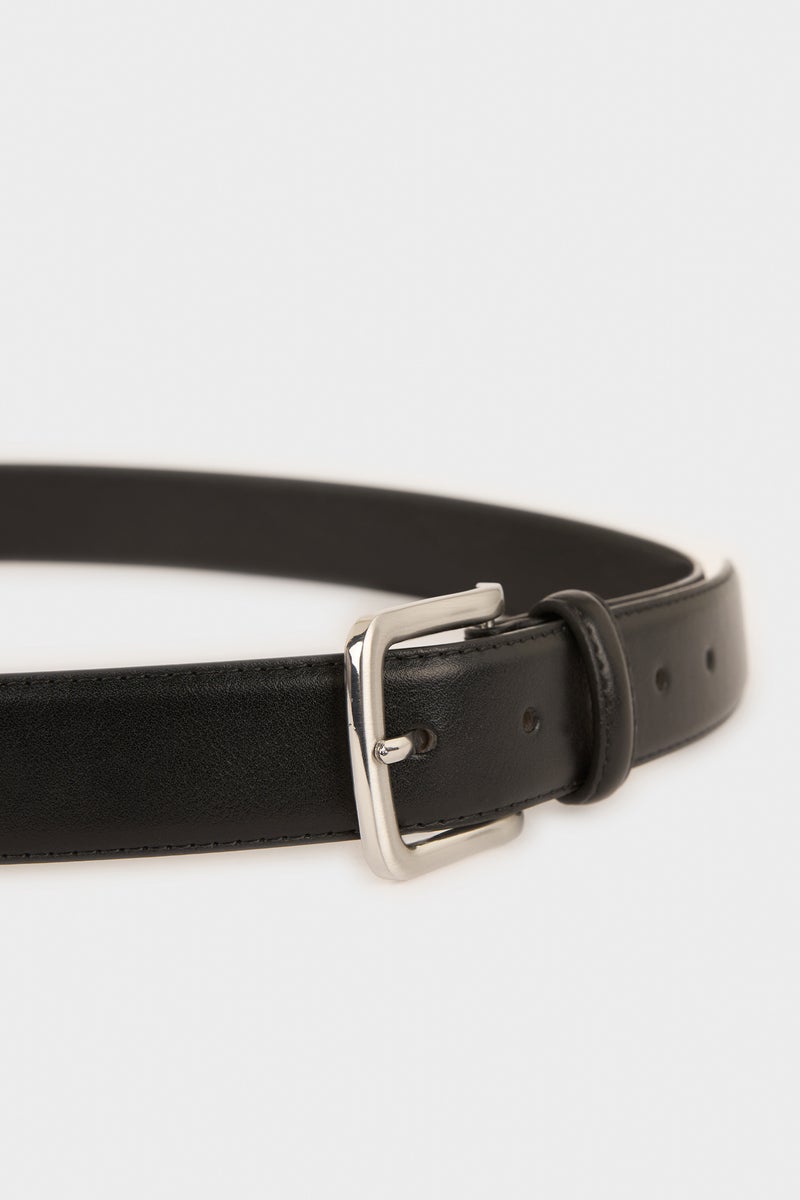 DeFacto Black Man Man Rectangle Clasp Faux Leather Belt Casual - Image 2
