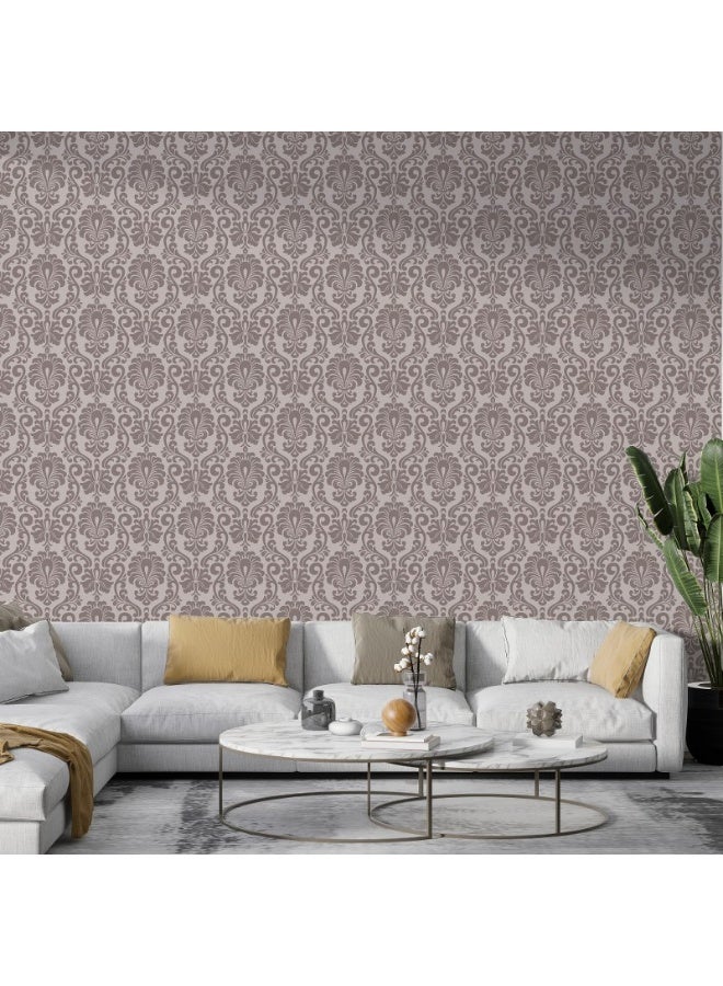 Home Gallery Seamless Victorian Pattern Fabric Wallpaper Covers An Area ​​Up To 4.2Mx3M With Adhesive  And Smoothing Tool  - Image 2
