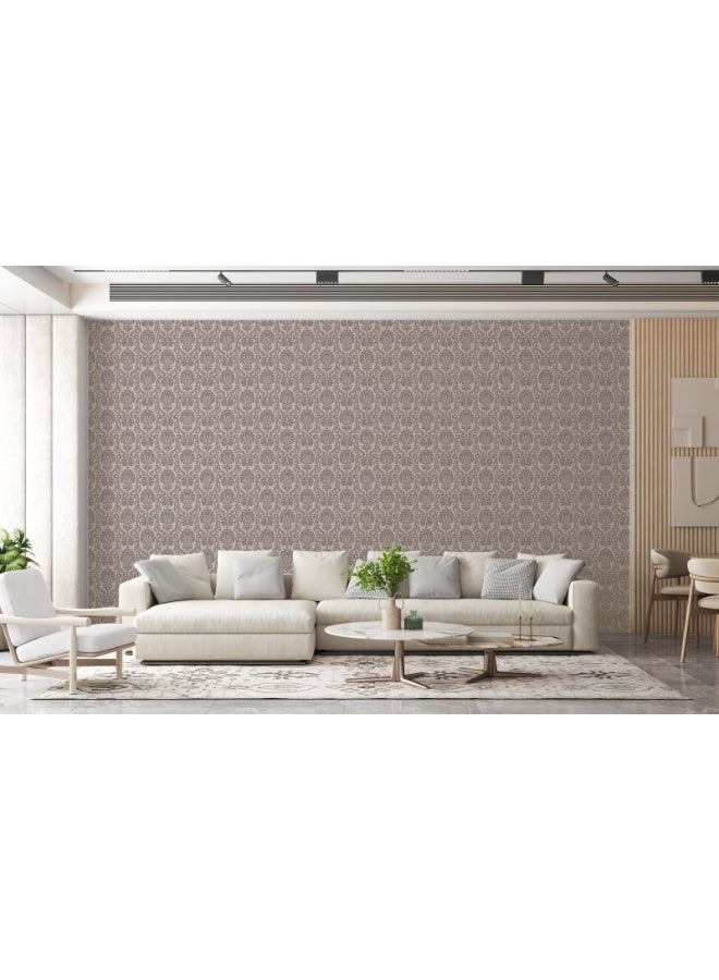 Home Gallery Seamless Victorian Pattern Fabric Wallpaper Covers An Area ​​Up To 4.2Mx3M With Adhesive  And Smoothing Tool  - Image 4