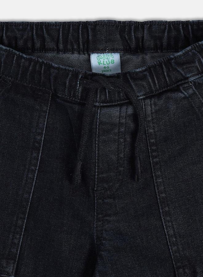 MINIKLUB Boys Solid Jeans with Drawstring - Image 3
