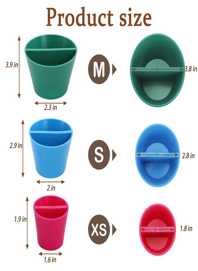 ZENFUN 3 Packs Rim Cone Pottery Tool, 3 Sizes Ceramic Rim Shaper Cone, 3D Printed Pottery Tool Fixing Rims for Potters Clay Artists Beginners (XS,S,M) - Image 2