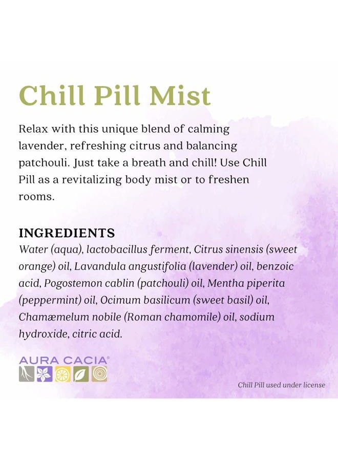 Aura Cacia Chill Pill Essential Oil Mist | Pure Essential Oils | 2 fl. oz. - Image 4
