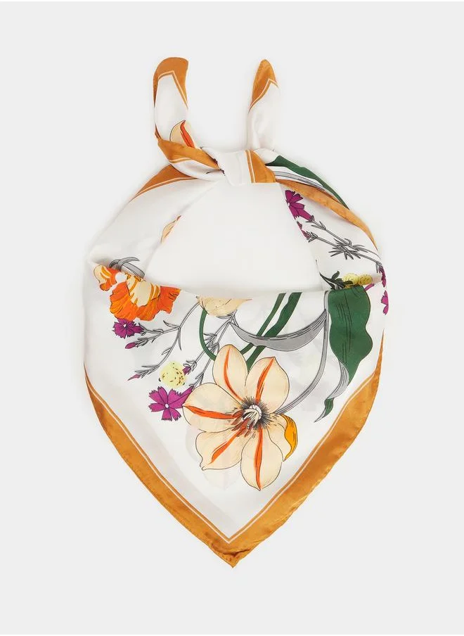 ستايلي Styli Floral Print Scarf
