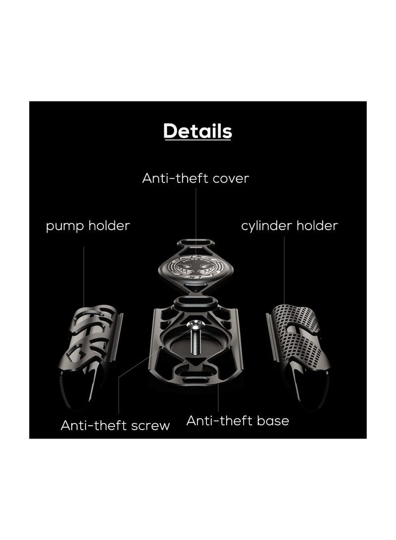 SYOSI Airtag Bike Mount, Hidden Airtag Case Bicycle AirTag Protector Motorcycle Airtag Storage Secure AirTag Holder Mountain Bike Accessory for Mountain Bike Scooter Tent Motorcycle - Image 5