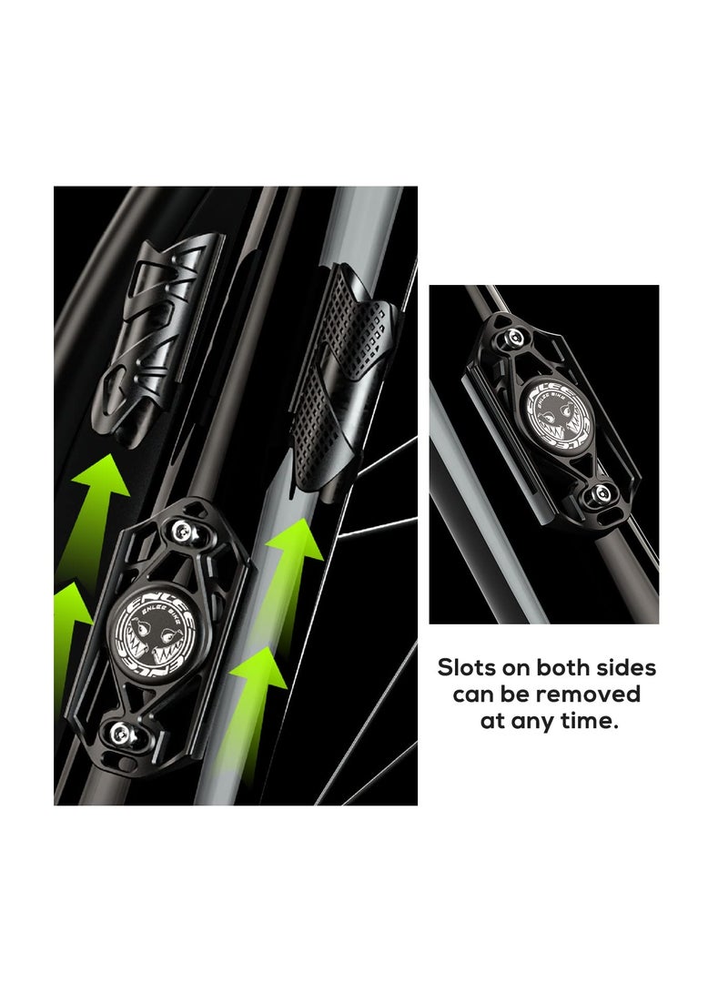 SYOSI Airtag Bike Mount, Hidden Airtag Case Bicycle AirTag Protector Motorcycle Airtag Storage Secure AirTag Holder Mountain Bike Accessory for Mountain Bike Scooter Tent Motorcycle - Image 4