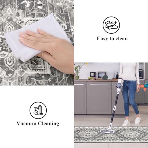 MJIAHOMDEC Cushioned Kitchen Rug Sets 3 Piece Anti Fatigue Kitchen Mats for Floor Non Slip Waterproof Kitchen Rugs and Mats Comfort Standing Mat Runner for Home Office,Sink,Laundry - Image 5