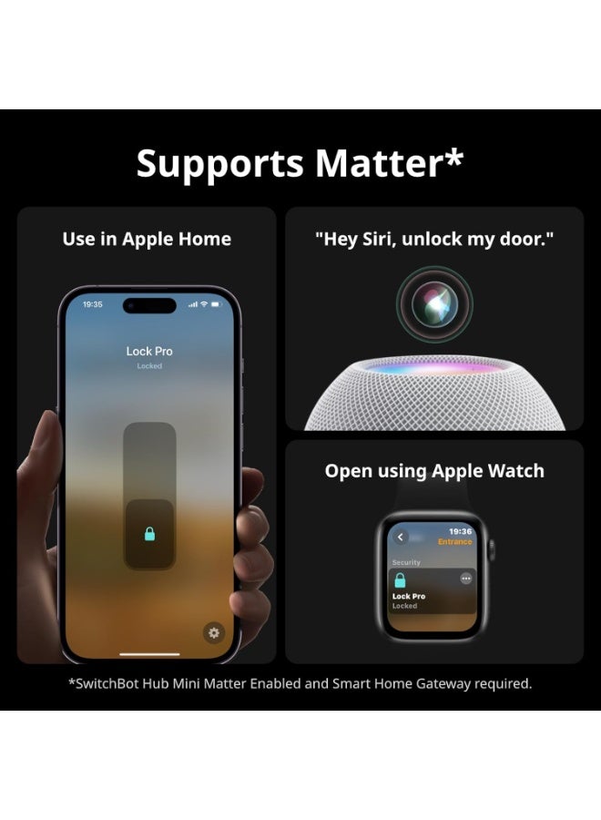 SwitchBot Smart electronic door lock - keyless entry - full app control and automatic locking for a safer and more comfortable home - Image 3