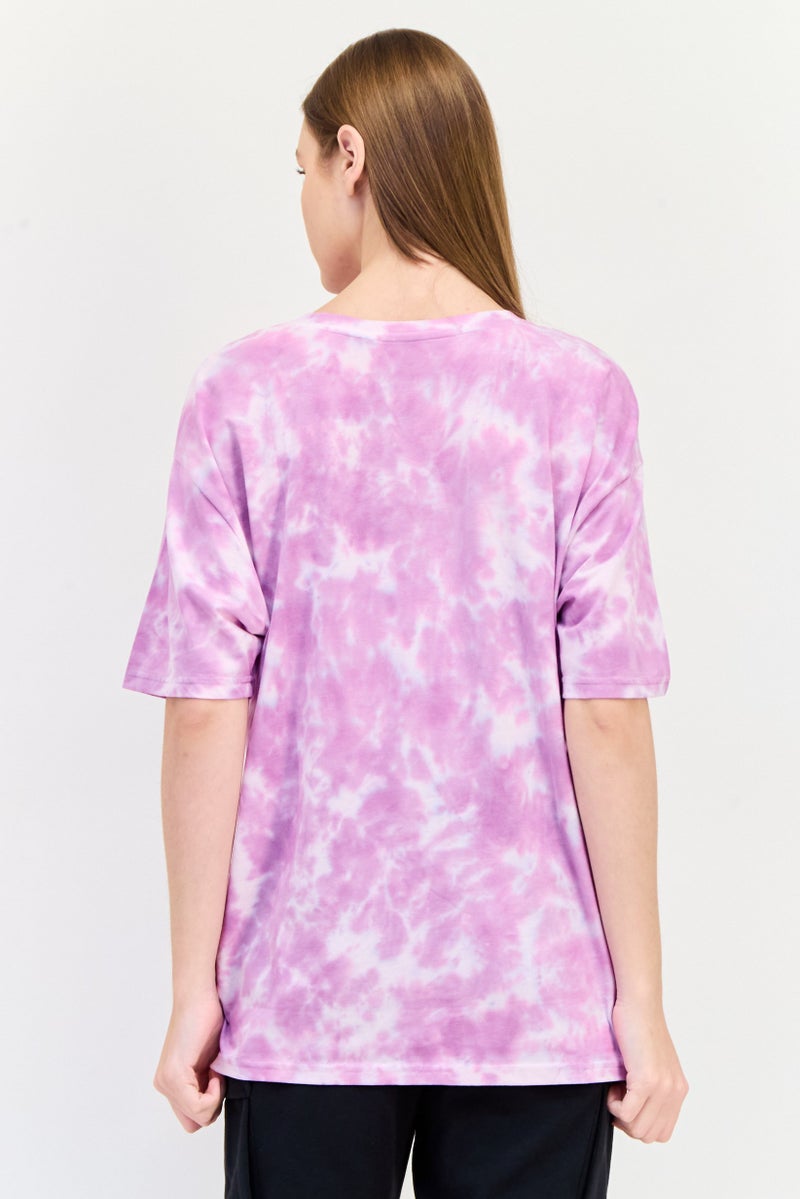 SKECHERS Women Sportswear Fit Short Sleeve Outdoor T-Shirt, Multicolor - Image 3