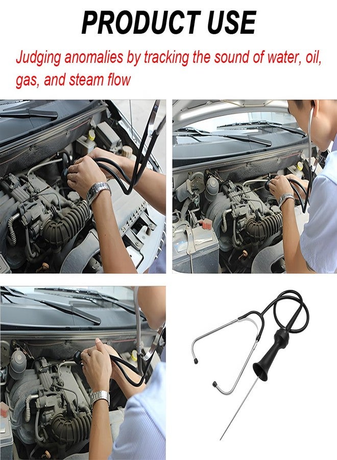 Bittwee Automotive Mechanics Stethoscope, Diagnostic Car Hearing Engine Tool, Sensitive Vehicle Listening Kit for Sound Noise Detection Accessories, Universal for Motorcycles Sedans Trucks - Image 3