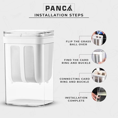 PANCA Hung Curd Strainer Box | Curd Maker and Greek Yogurt Maker - 1100ml Fine Mesh Strainer with Lid | Multifunctional Yoghurt Filter (White) - Image 3