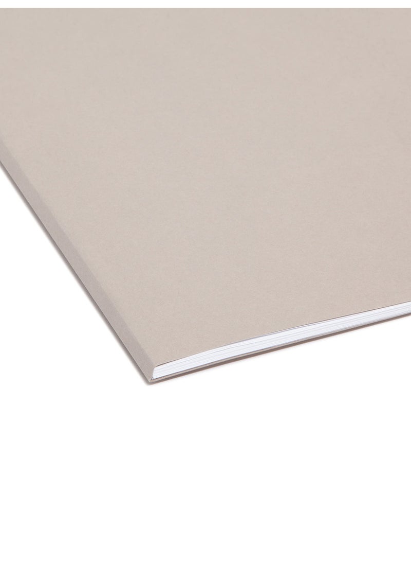 Smead Smead TUFF Hanging File Folder with Easy Slide Tab, 1/3-Cut Sliding Tab, Letter Size, Steel Gray, 18 per Box (64092, Rod Color May Vary)  - Image 5