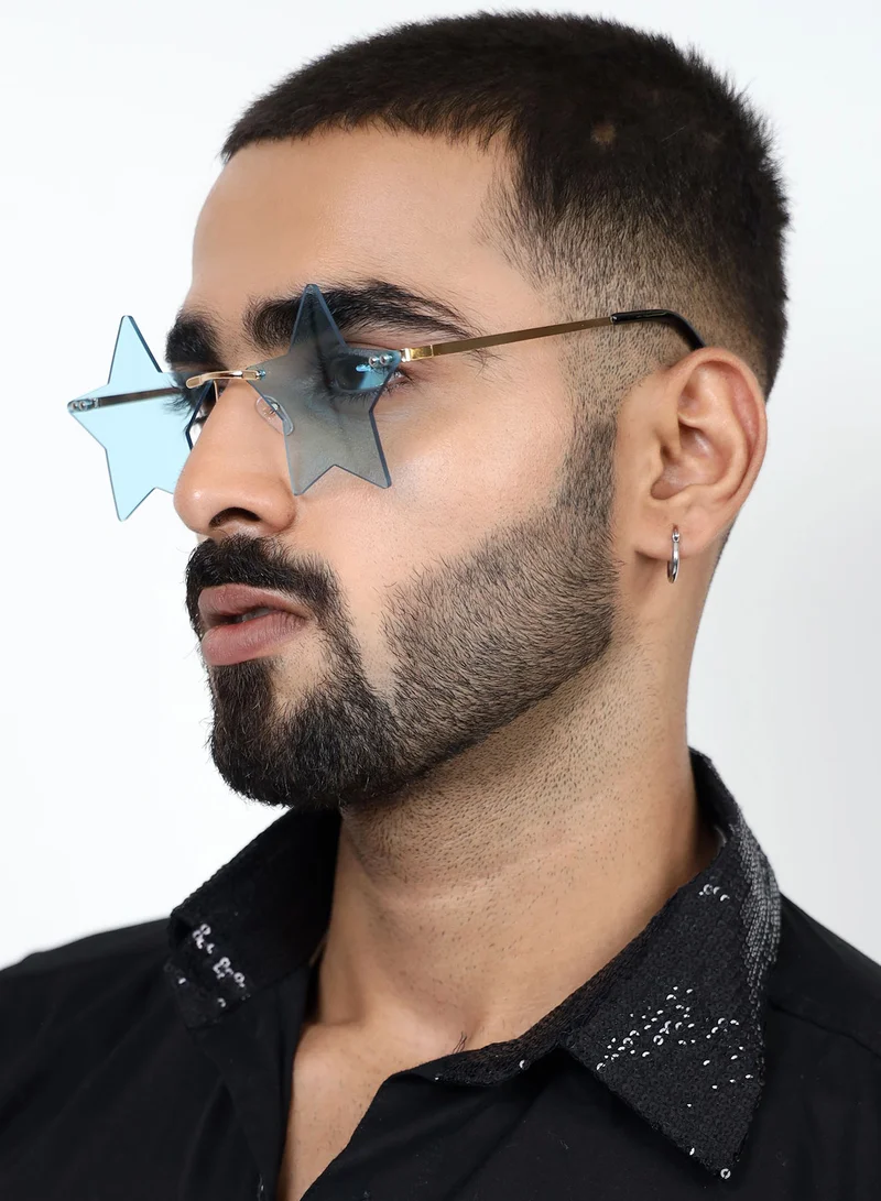 Woggles  Ciel Blue Star Sunglasses  | Best Price UAE