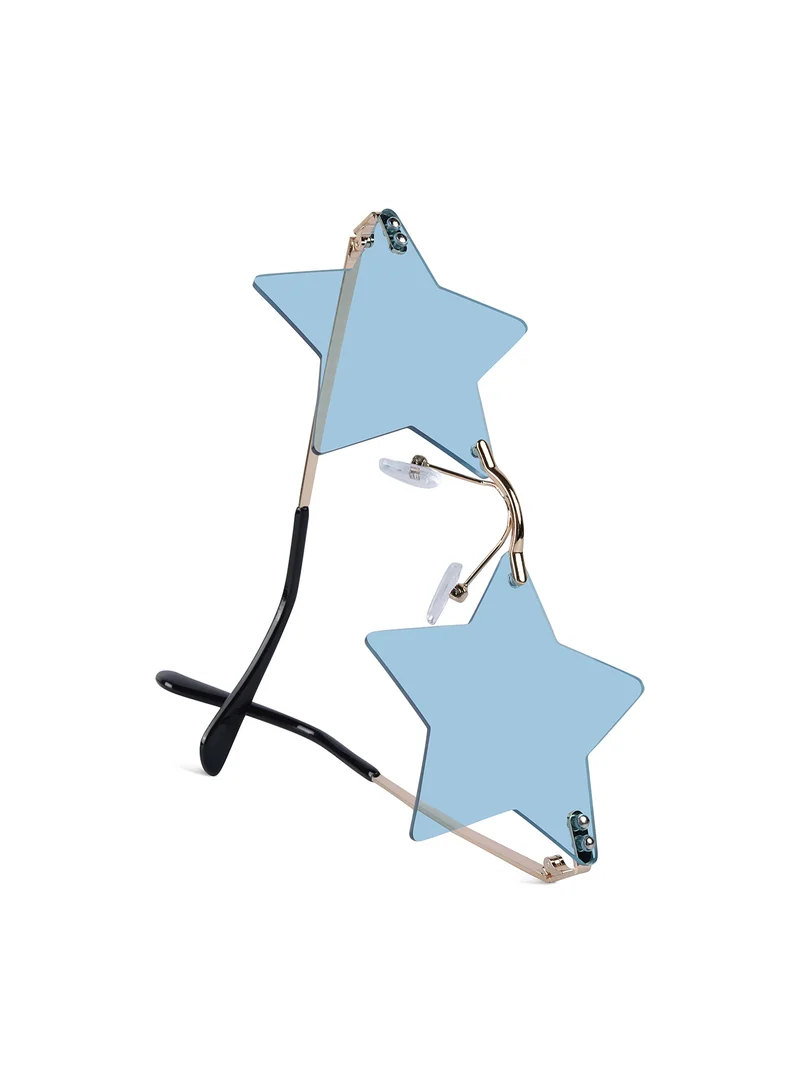 Woggles  Ciel Blue Star Sunglasses  | Best Price UAE