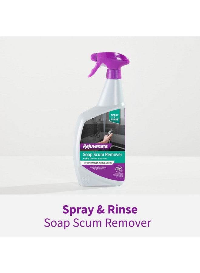 Rejuvenate Soap Scum Remover, 32 Ounces, Easily Dissolves Soap Scum Without Scrubbing - Image 2