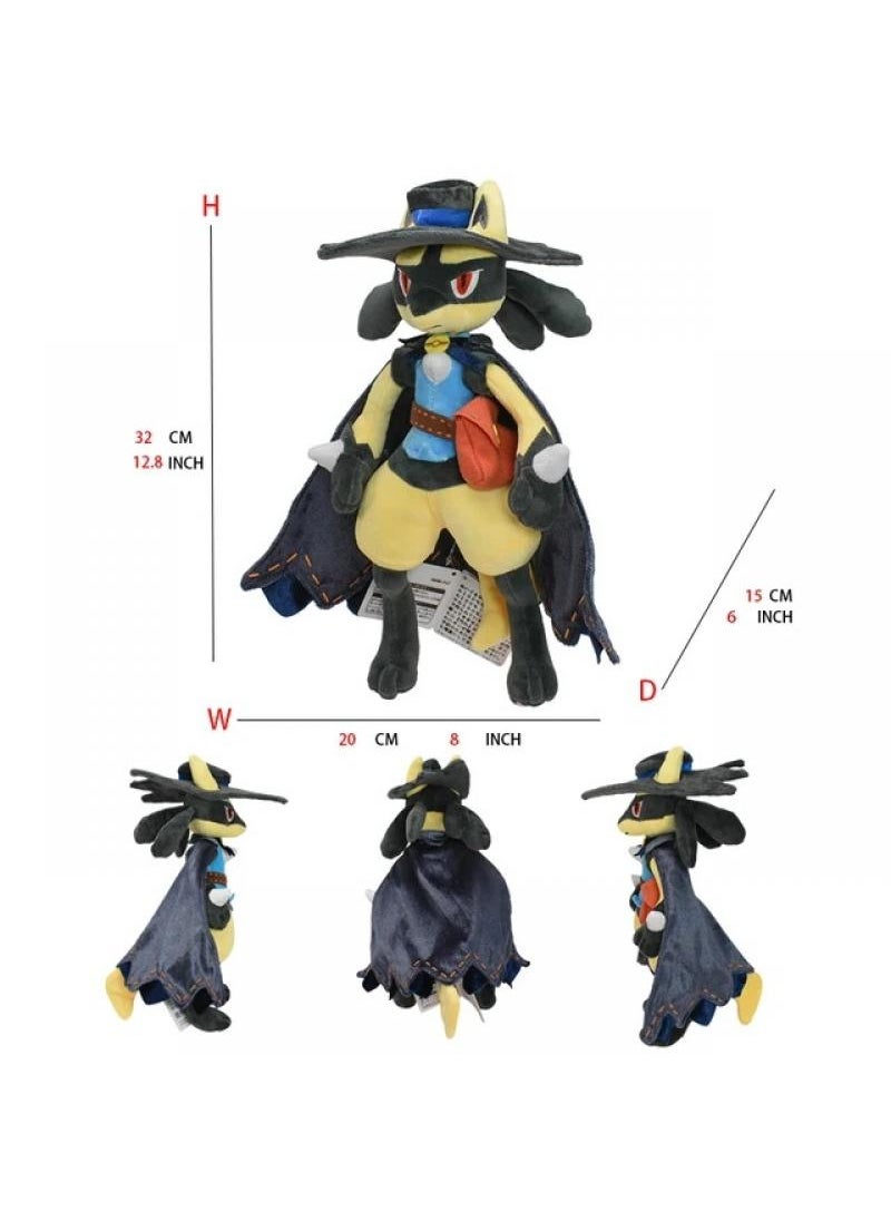 Y&D 4-Piece Pocket Monsters Figure Lucario Plush Toys Set  - Image 5