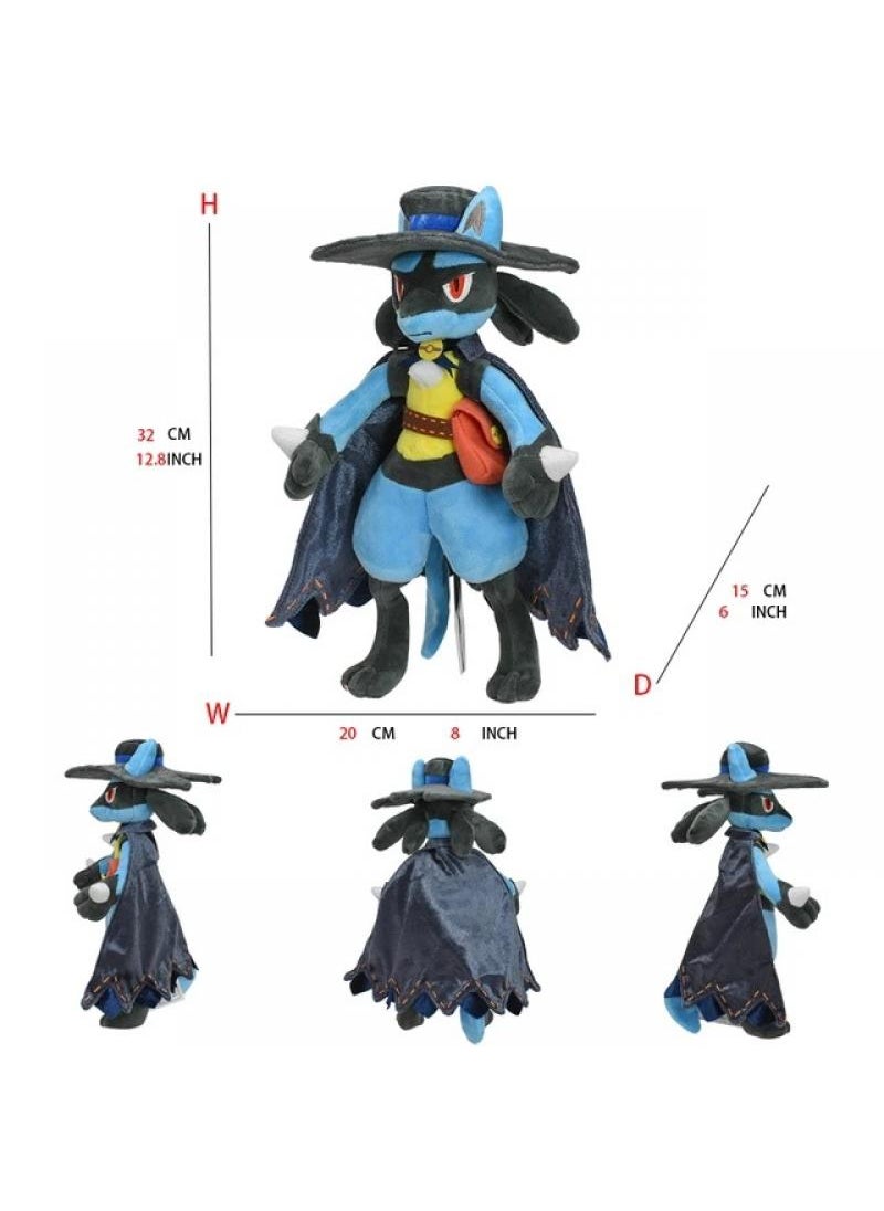 Y&D 4-Piece Pocket Monsters Figure Lucario Plush Toys Set  - Image 4