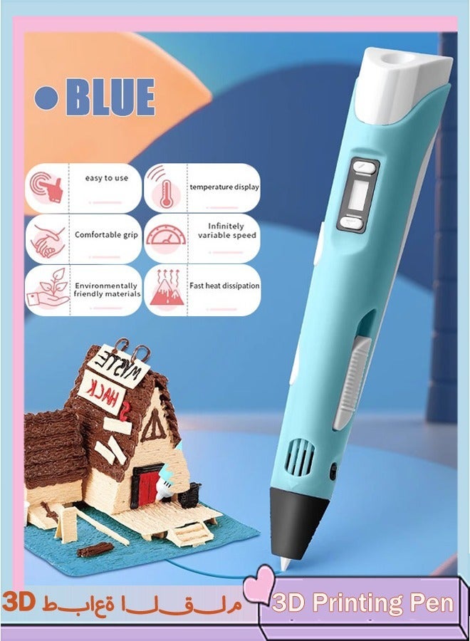 Generic 3D Printing Pen Starter Kit 3D Pen PLA Filament Project Guide and Charger  - Image 1