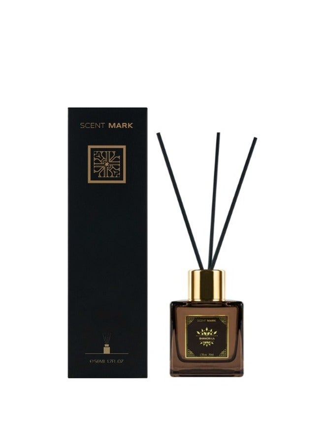 Home Perfume Reed Diffuser,Hotel Fragrance(Serene Oasis),5 Rattan Reeds,50ml