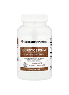 Real Mushrooms Real Mushrooms, Cordycep-M™, 120 Capsules  - Image 1