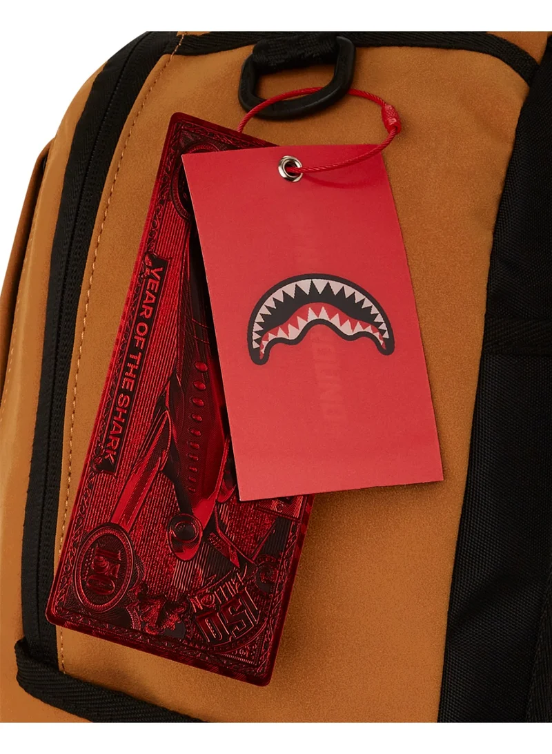 SPRAYGROUND SHARK CENTRAL DLX-FAUX SUEDE BACKPACK