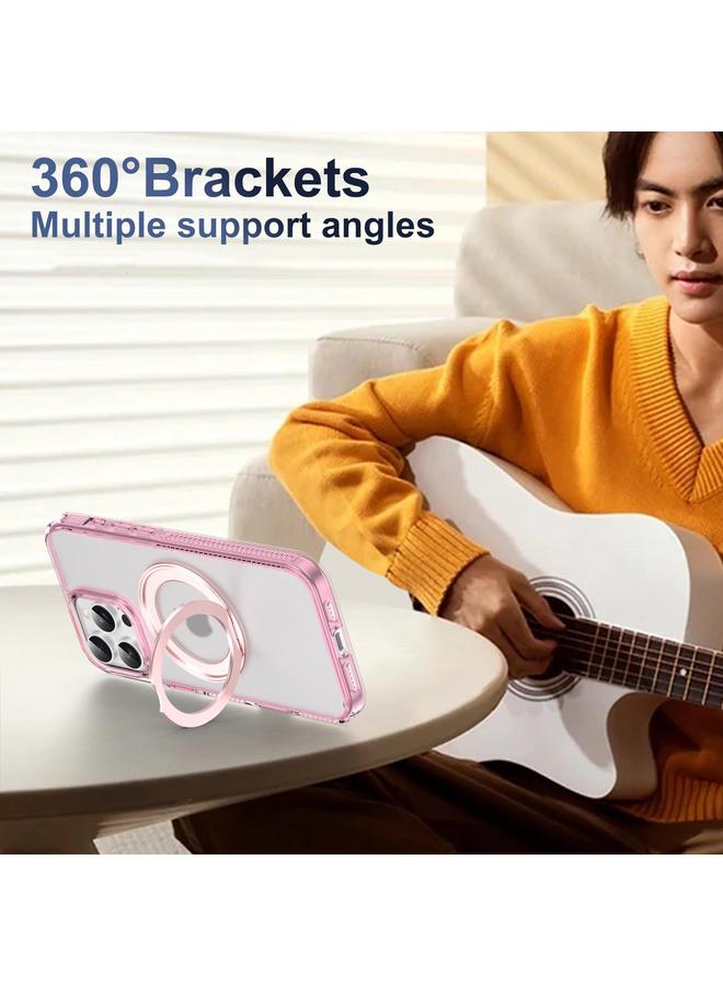 S-TOP Case For iPhone 16 Pro Translucent Frosted MagSafe Holder Phone Case with AI Button - Image 2