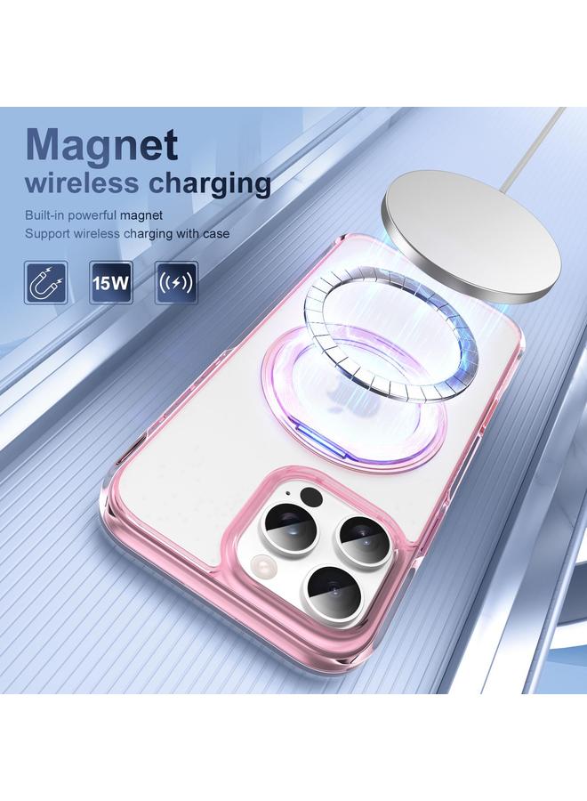 S-TOP Case For iPhone 16 Pro Translucent Frosted MagSafe Holder Phone Case with AI Button - Image 5