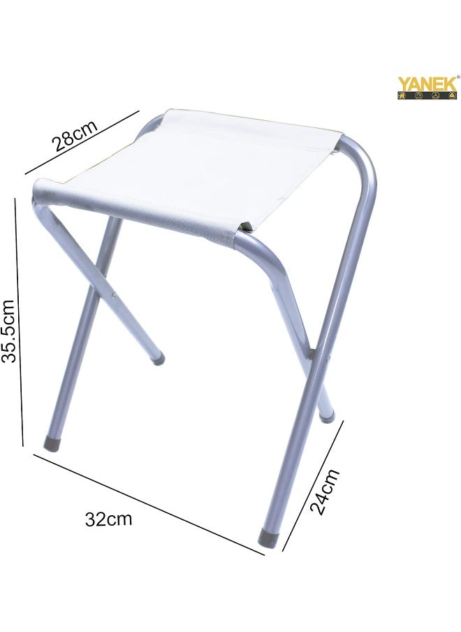YANEK YANEK Folding Camping Table with 4 Foldable Chairs Set  - Image 4