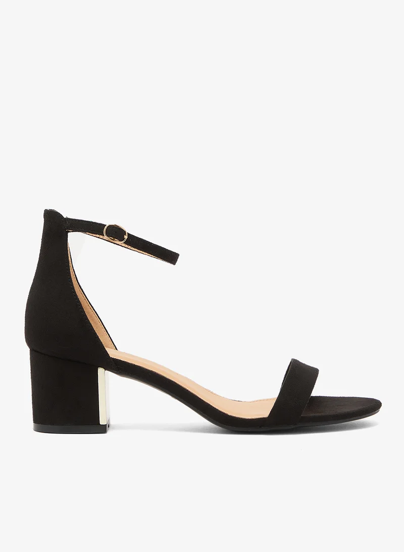 ترافل من نمشي صنادل كلاسيكية بكعب قصير