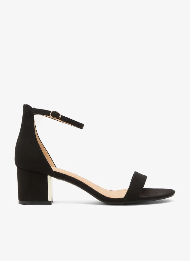 Truffle Short Block Heel Classic Sandals