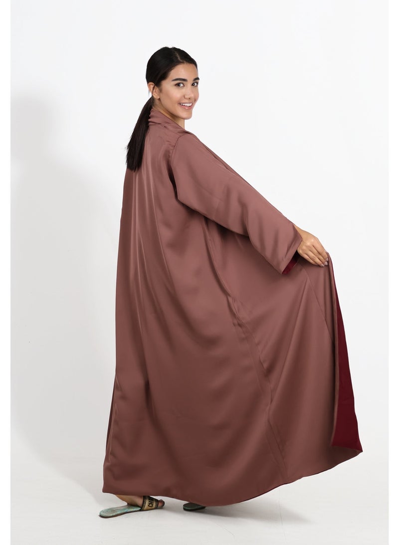 JAMEELA Reversible Two-Tone Abaya - Image 4