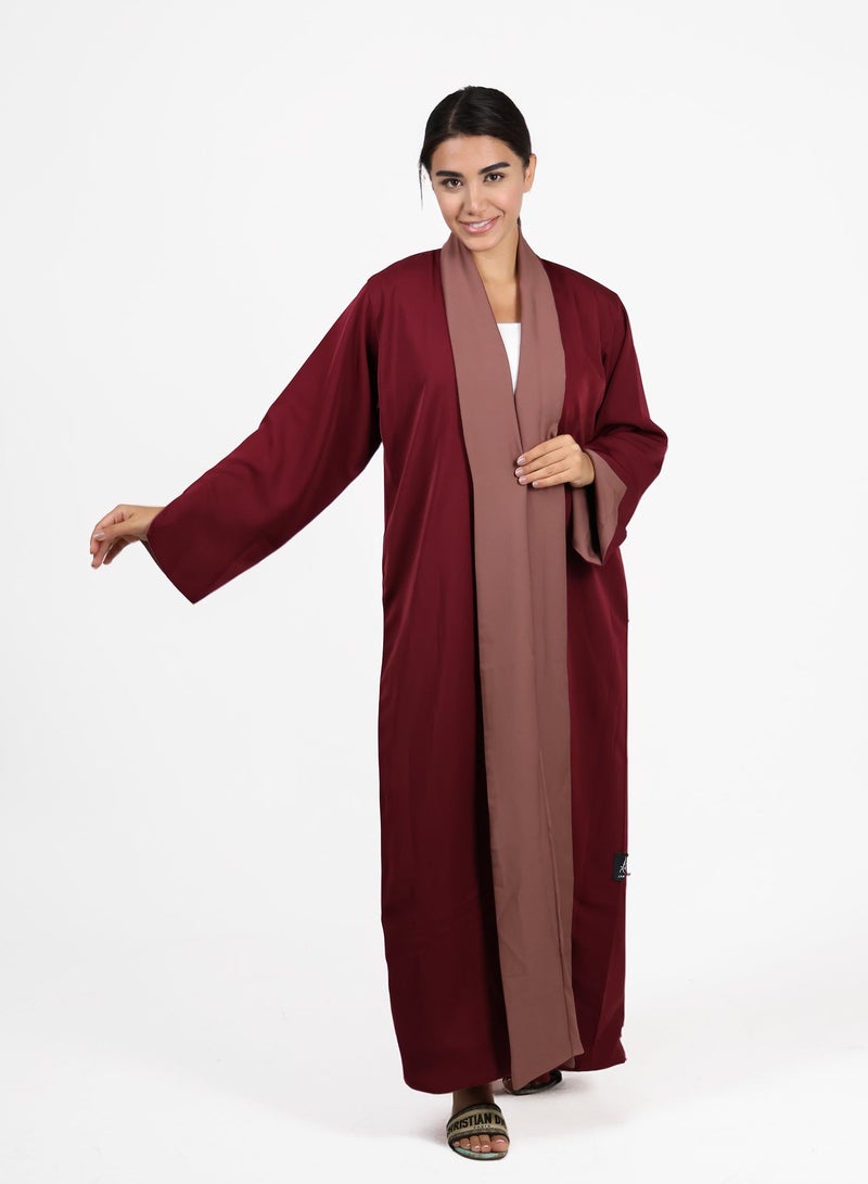 JAMEELA Reversible Two-Tone Abaya - Image 5