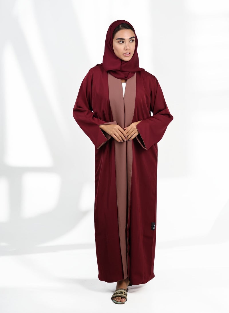 JAMEELA Reversible Two-Tone Abaya - Image 1
