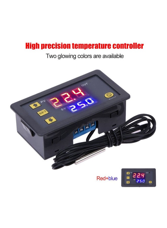 NIBEMINENT - Temperature Controller Thermostat Digital Module With LED Display E8807-1 Black - Image 1